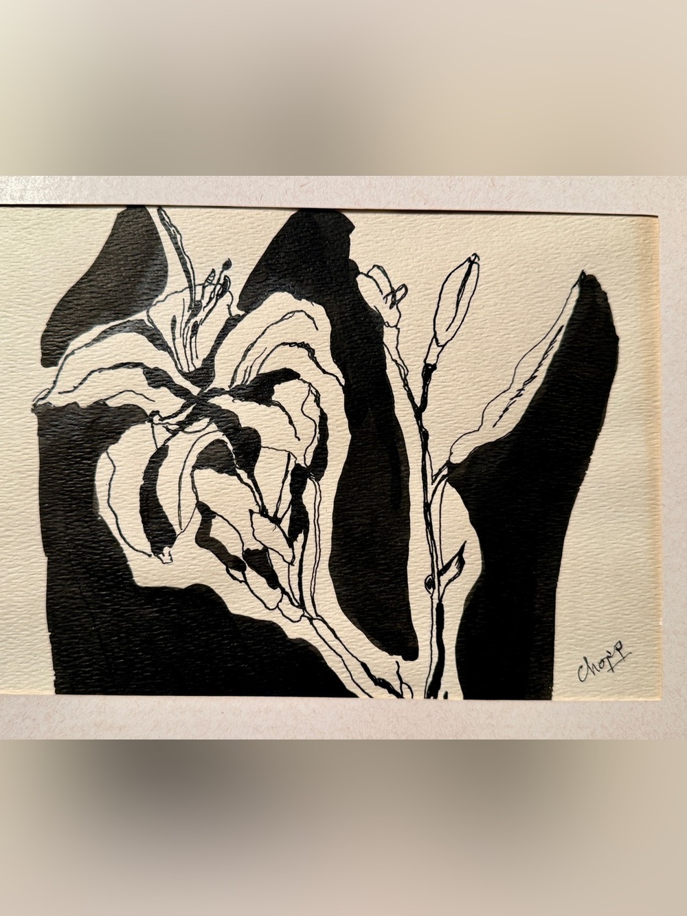 Pen and Ink Drawing MCM - Picture 5 of 5